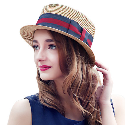 平頂草帽 平頂草帽