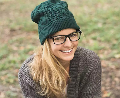 雪花飛舞,一頂帽子秒變女神 雪花飛舞,一頂帽子秒變女神